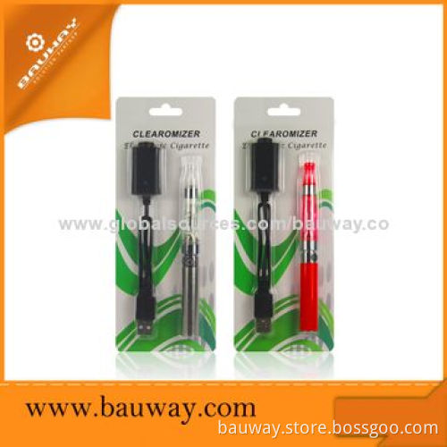 Bauway CE9-3 Colorful Clearomizers with 10 Wicks and No Leaking